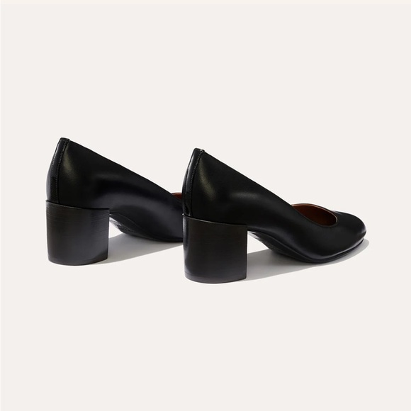 Like New Margaux The Heel, Black Nappa Leather, Size 36 Medium